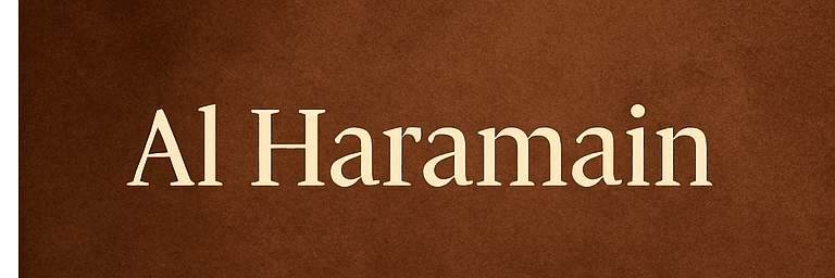 Al Haramain kvepalų gamintojo logotipas