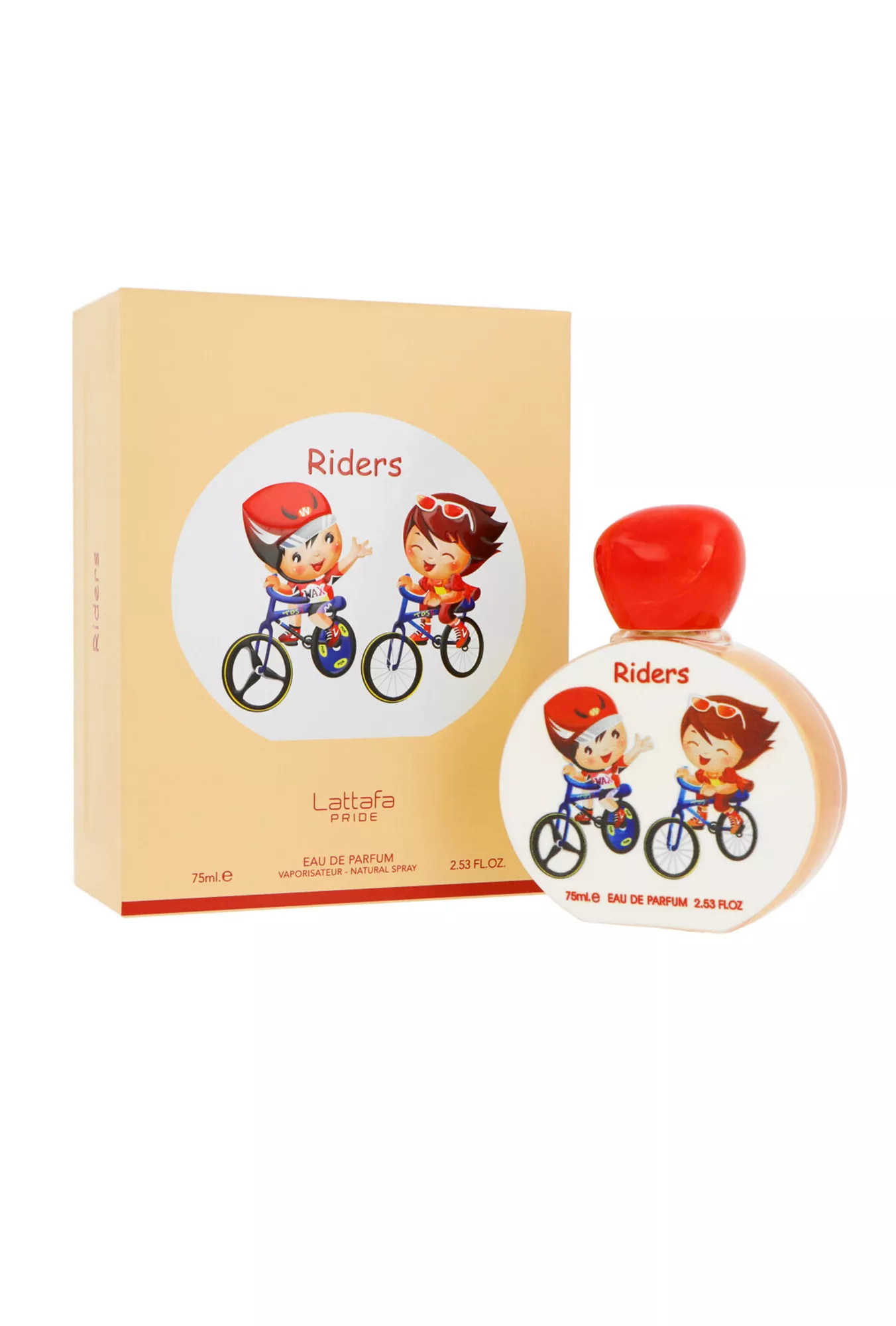 Lattafa Pride Riders For Kids EDP 75ml – vaikiški kvepalai su vaisių gaiva