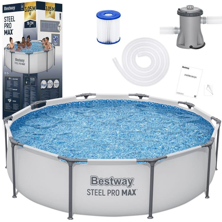 Karkasinis baseinas Bestway Steel Pro Max 56408, 305 x 76 cm, 4678 L