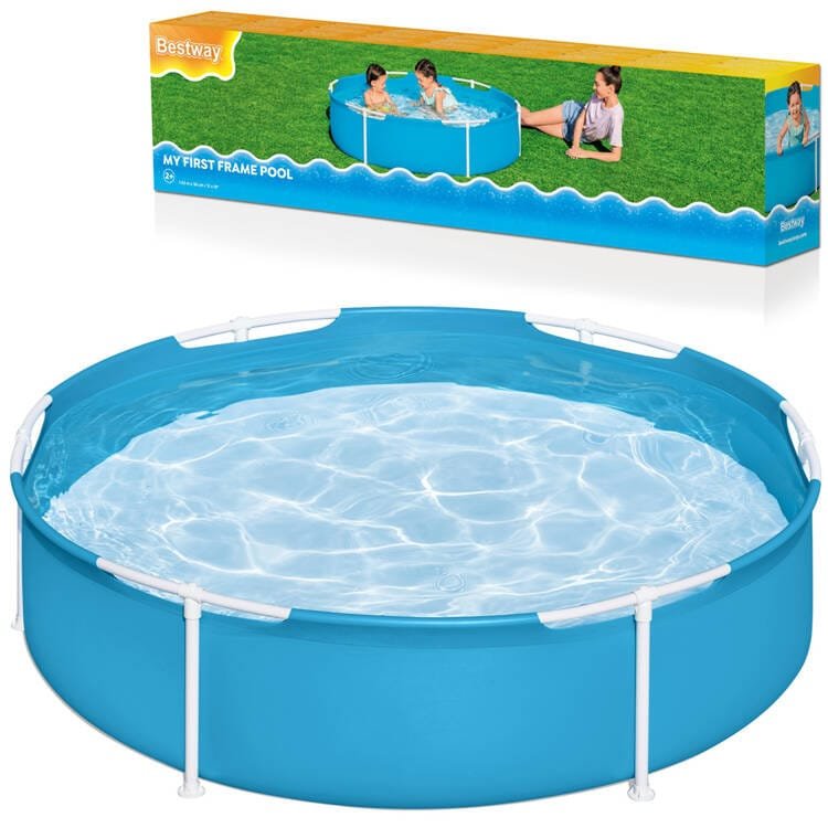 Karkasinis baseinas Bestway My First Frame Pool 56283, 152 x 38 cm, 580 L, mėlynas