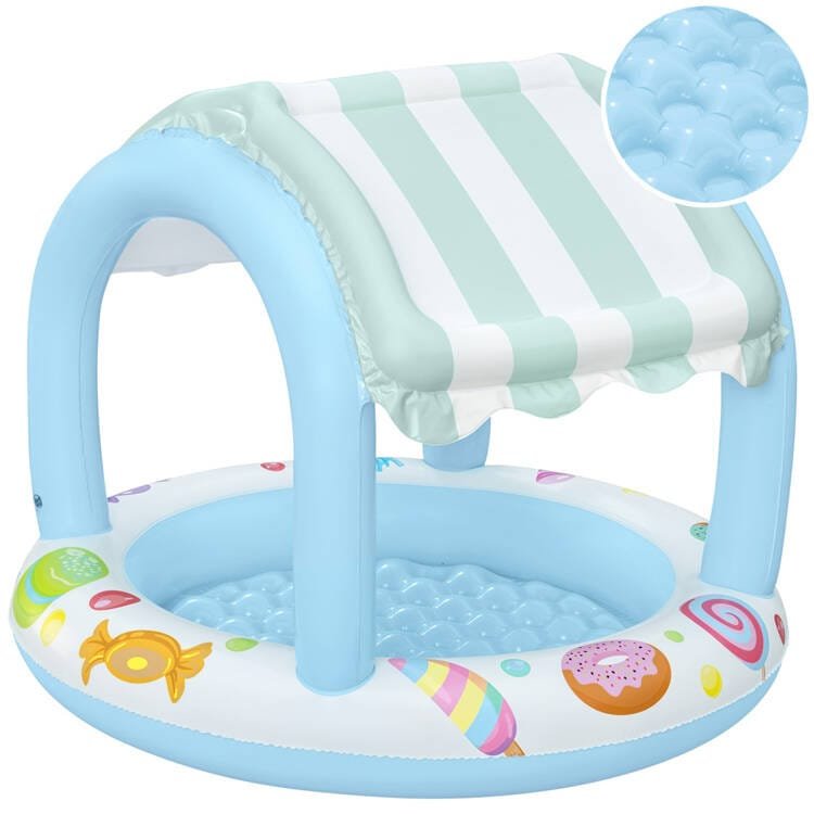Pripučiamas vaikiškas baseinas Bestway 52638, 104x84 cm, 34 l, mėlynas