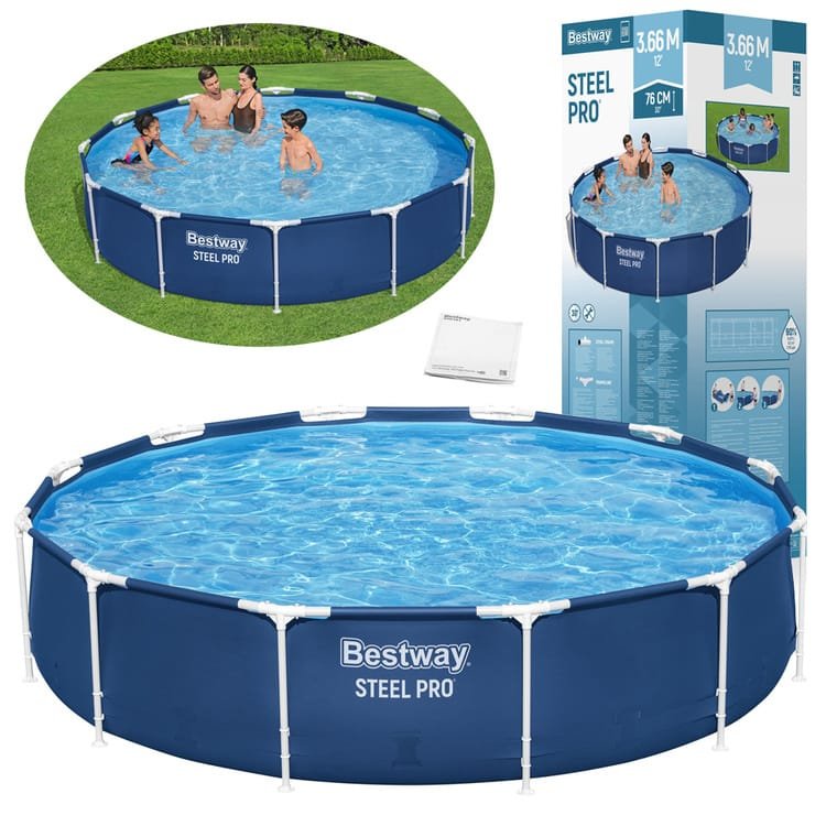 Karkasinis baseinas Bestway Steel Pro 56706, 366 x 76 cm