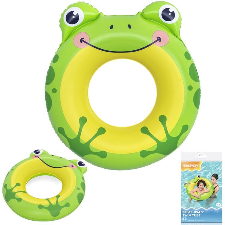 Bestway pripučiamas plaukimo žiedo vaikams 60kg VĖŽLIUKAS 85x76cm 36351
