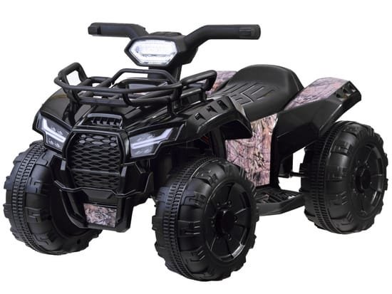 QUAD įkraunamas vaikiškas keturatis juodas