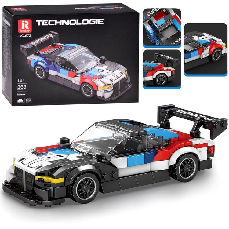 Techninių kaladėlių rinkinys Superauto RACING dažymui, aptakas, 363 dalys ZA5780