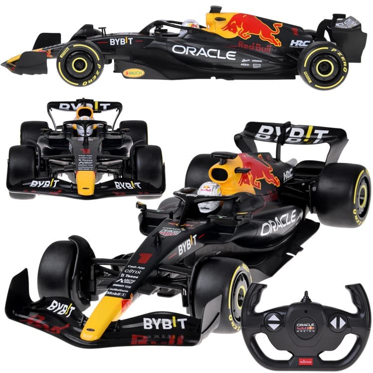 Rastar RB18 F1 automobilio nuotoliniu būdu valdoma modelis Red Bull Racing 1:12 RC0709