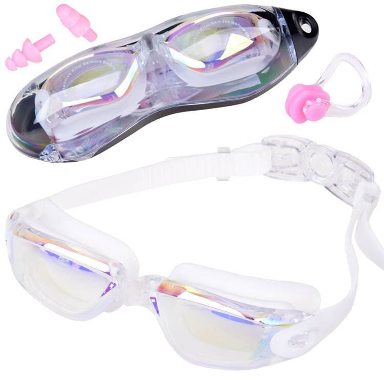 RINKINYS UV ANTI-FOG plaukimo akiniai + ausų ir nosies kištukai SP0792 BI