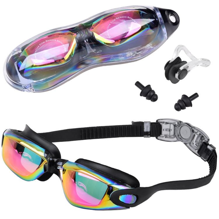 RINKINYS UV ANTI-FOG plaukimo akiniai + ausų ir nosies kištukai SP0792 RO