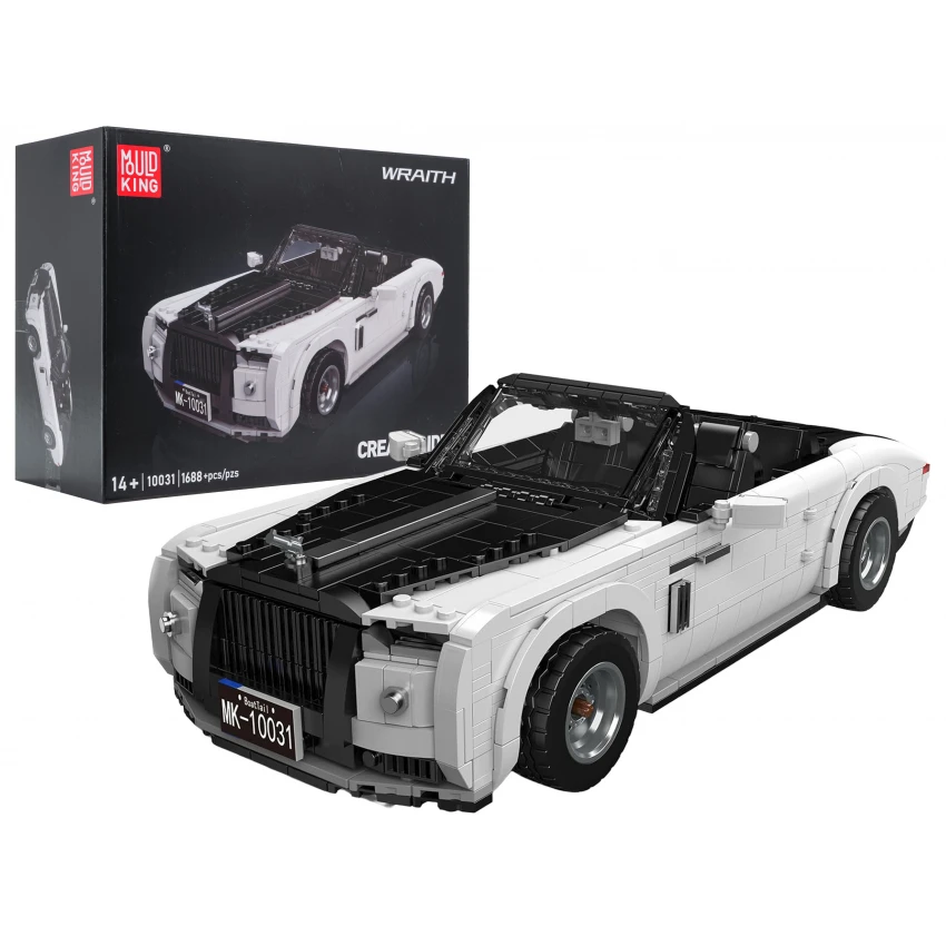 Mould King konstruktorius "White Cabriolet" 1603 detalės